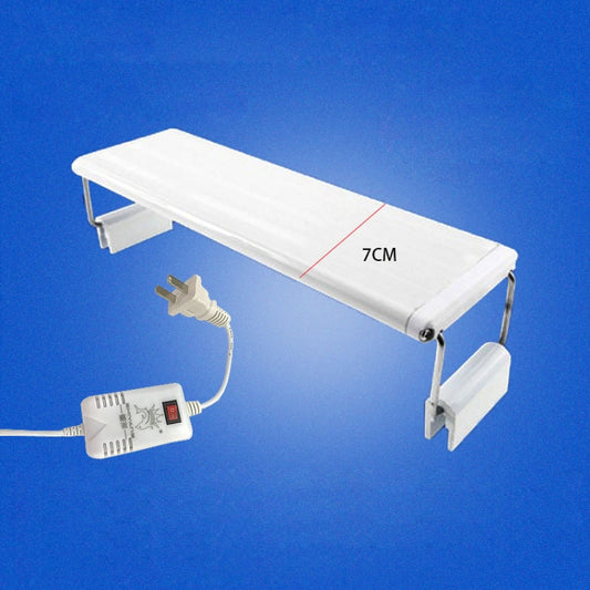 XY-50N Aquarium Glass Fish Tank LED Aquatic Bracket Lamp, US Plug(White Blue) - Fish Tanks & Accessories by buy2fix | Online Shopping UK | buy2fix