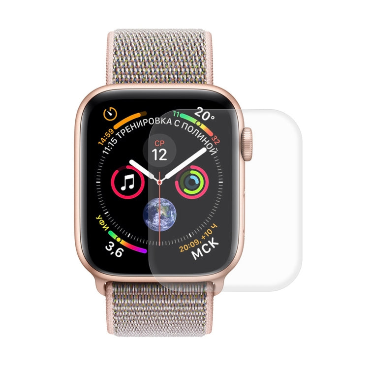 ENKAY Hat-Prince 2 in 1 TPU Semi-clad Protective Shell + 3D Full Screen PET Curved Heat Bending HD Screen Protector for Apple Watch Series 6 / 5 / 4 / SE3 / 2 / 1 40mm(White) by ENKAY