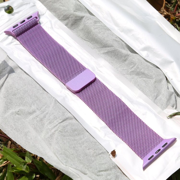 For Apple Watch Ultra 49mm&Watch Ultra 2 49mm / Series 10 46mm / 9&8&7 45mm / SE 3&SE 2&6&SE&5&4 44mm / 3&2&1 42mm Color-changing Magnetic Nylon Watch Band (Pink) by buy2fix