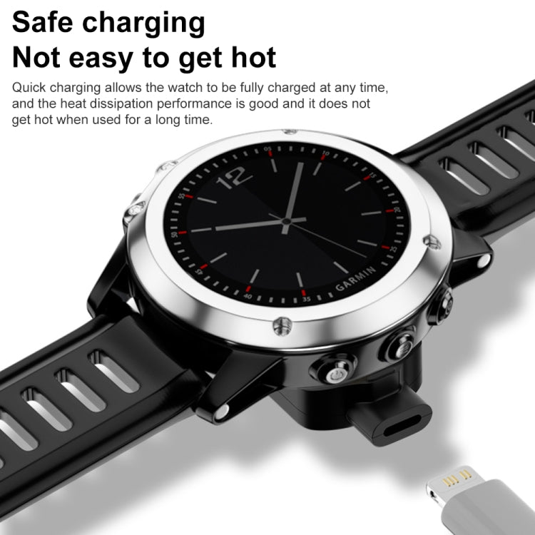 For Garmin MARQ2 Athlete 8 Pin Port Smart Watch Charging Adapter by buy2fix