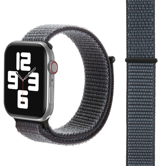 For Apple Watch 42mm / 41mm / 40mm / 38mm Simple Fashion Nylon Watch Band with Magic Stick(Space Grey) by buy2fix