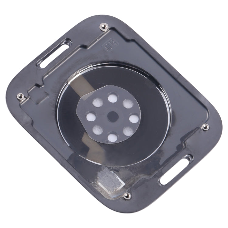 For Apple Watch Series 9 45mm Rear Housing Glass Cover(Black) - Back Cover by buy2fix | Online Shopping UK | buy2fix