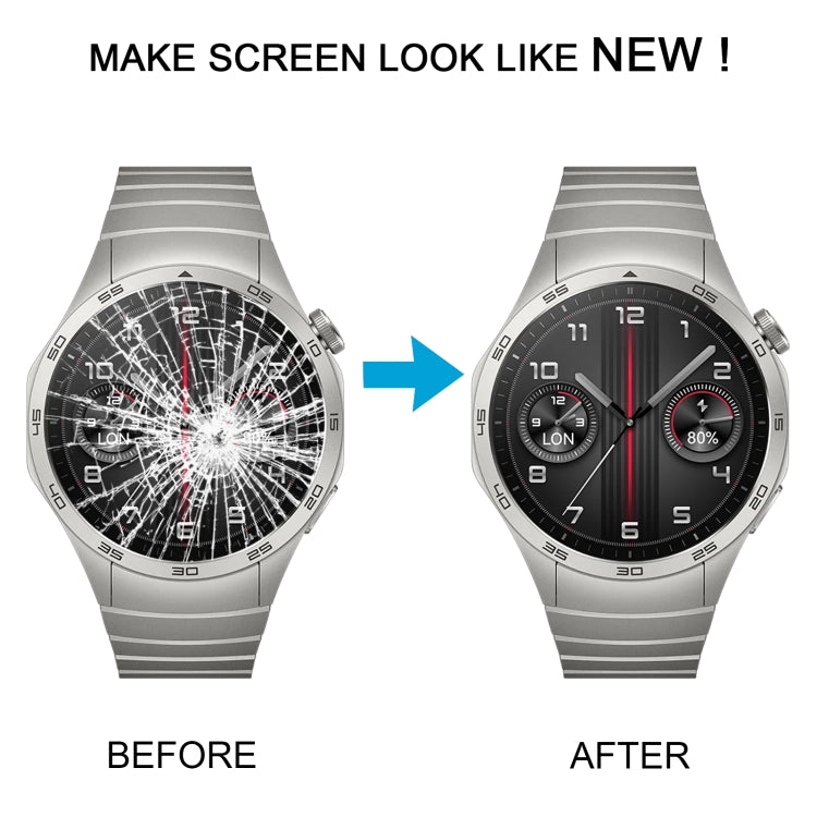 For Huawei Watch GT 4 46mm Original LCD Screen Digitizer Full Assembly With Frame (Silver) - For Huawei by buy2fix | Online Shopping UK | buy2fix