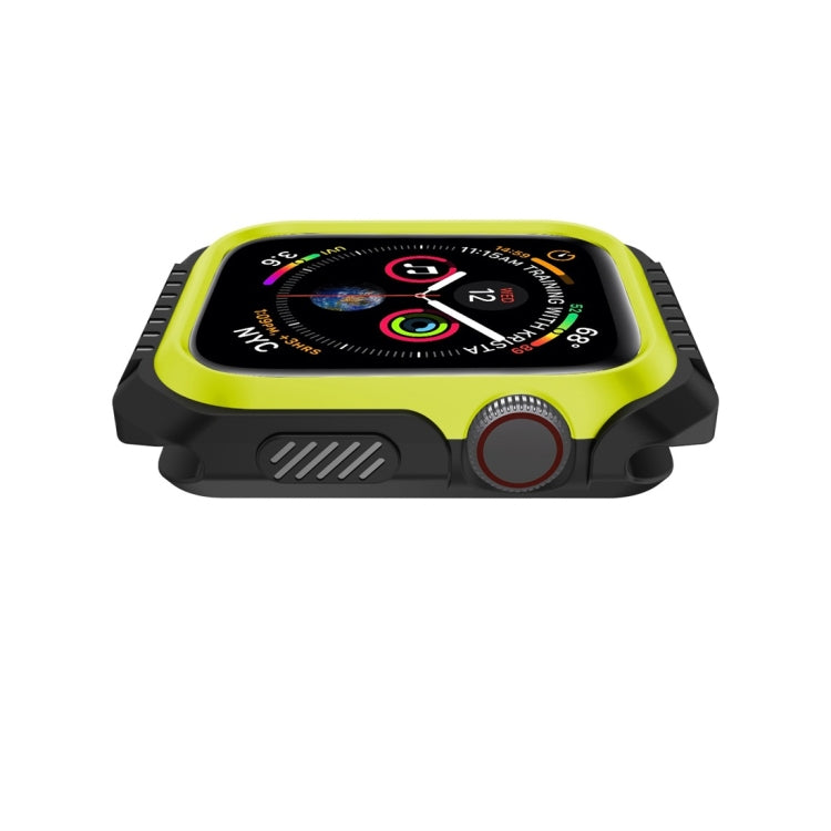 Smart Watch Shockproof Two Color Protective Case For Apple Watch Series 3 / 2 / 1 42mm(Black Yellow) by buy2fix