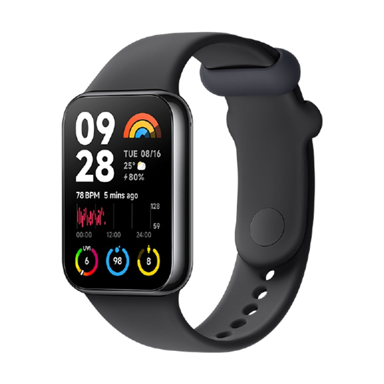 Original Xiaomi Mi Band 8 Pro Global 1.74 inch AMOLED Full Color Screen 5ATM Waterproof Smart Watch, Support GPS / Heart Rate (Black) - Wearable Devices by Xiaomi | Online Shopping UK | buy2fix