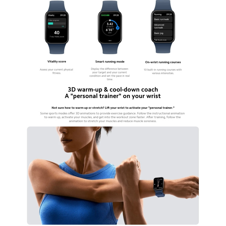 Original Xiaomi Mi Band 8 Pro Global 1.74 inch AMOLED Full Color Screen 5ATM Waterproof Smart Watch, Support GPS / Heart Rate (Black) - Wearable Devices by Xiaomi | Online Shopping UK | buy2fix