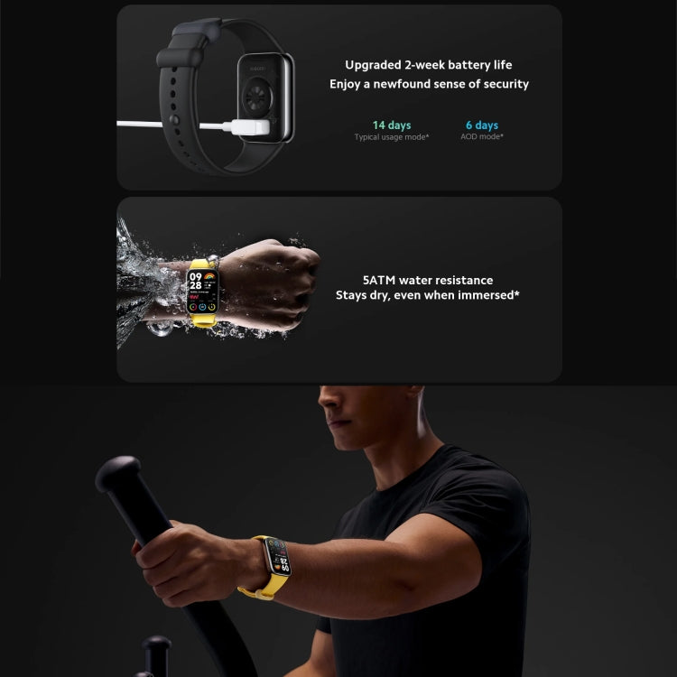 Original Xiaomi Mi Band 8 Pro Global 1.74 inch AMOLED Full Color Screen 5ATM Waterproof Smart Watch, Support GPS / Heart Rate (Black) - Wearable Devices by Xiaomi | Online Shopping UK | buy2fix