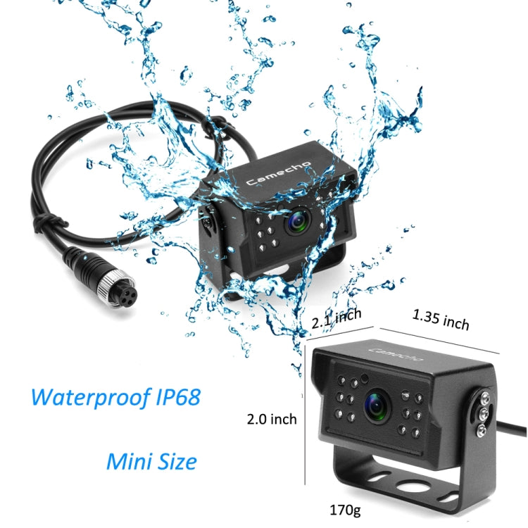 A1509 7 inch HD Car 12 IR Night Vision Rear View Backup Camera Rearview Monitor with 15m Cable - Rear View Cameras by buy2fix | Online Shopping UK | buy2fix