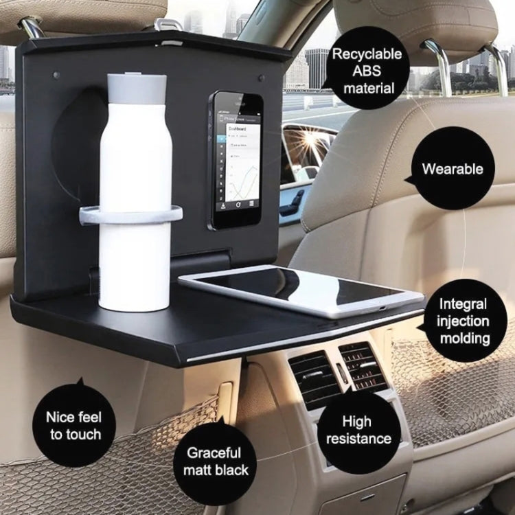 Car Folding Computer Table Chair Back Dining Table - Car Drink Holders by buy2fix | Online Shopping UK | buy2fix