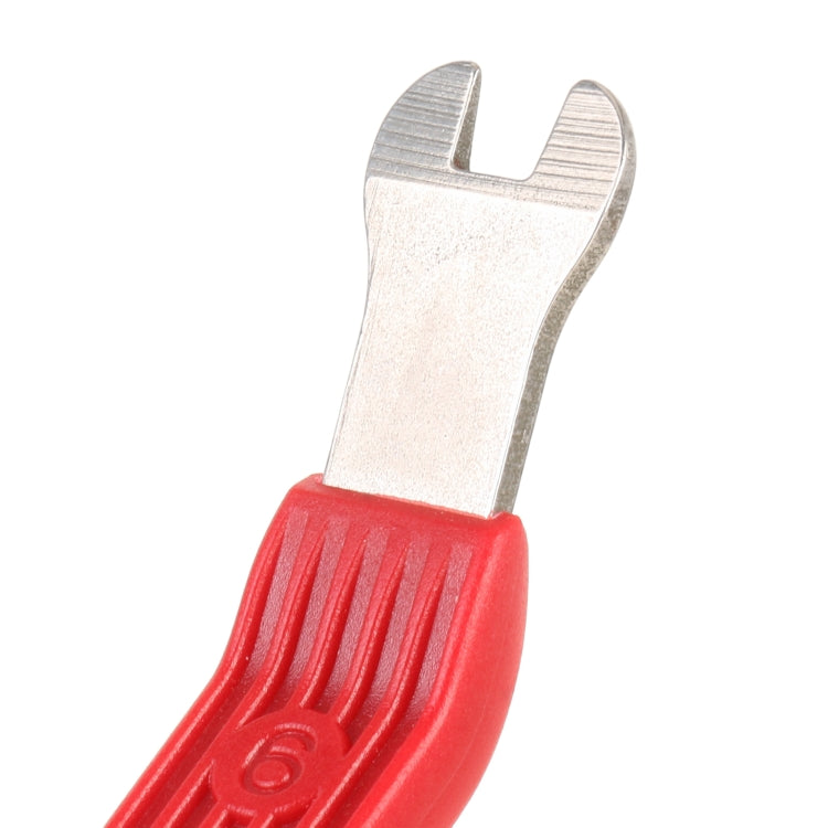 4-5 inch Short Car Door Panel Removal Rubber Buckle Screwdriver (Red) - Hand Tool Sets by buy2fix | Online Shopping UK | buy2fix