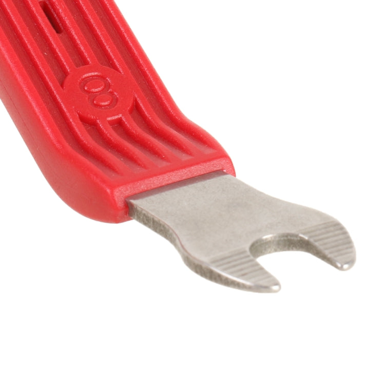 6-8 inch Short Car Door Panel Removal Rubber Buckle Screwdriver (Red) - Hand Tool Sets by buy2fix | Online Shopping UK | buy2fix