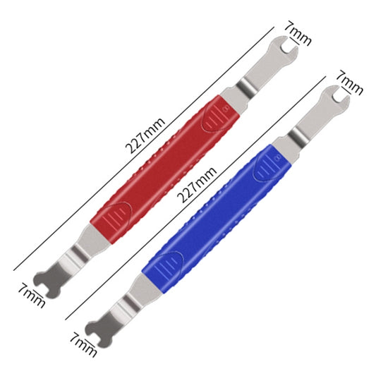 6-8 inch Long Car Door Panel Removal Rubber Buckle Screwdriver (Red) by buy2fix