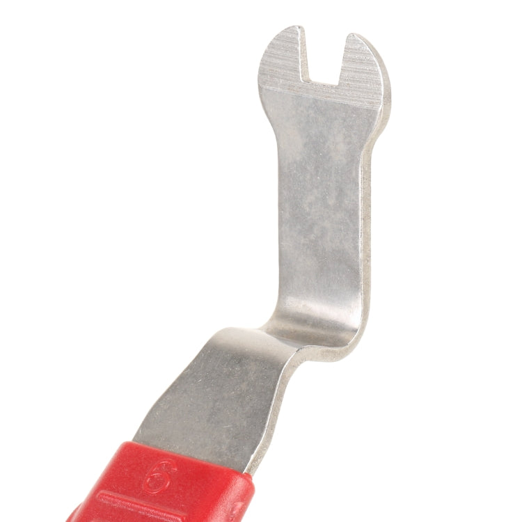 6-8 inch Long Car Door Panel Removal Rubber Buckle Screwdriver (Red) - Hand Tool Sets by buy2fix | Online Shopping UK | buy2fix
