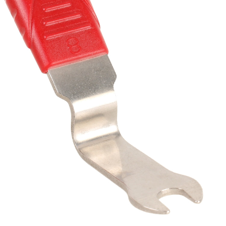 6-8 inch Long Car Door Panel Removal Rubber Buckle Screwdriver (Red) - Hand Tool Sets by buy2fix | Online Shopping UK | buy2fix