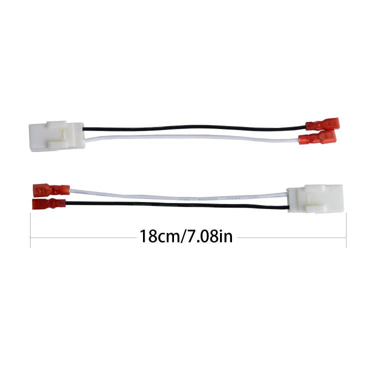 4pcs Speaker Wire Harness Adapter Car Audio Connector Cable for Jeep / Chrysler / Dodge (White) - DIY Cables by buy2fix | Online Shopping UK | buy2fix