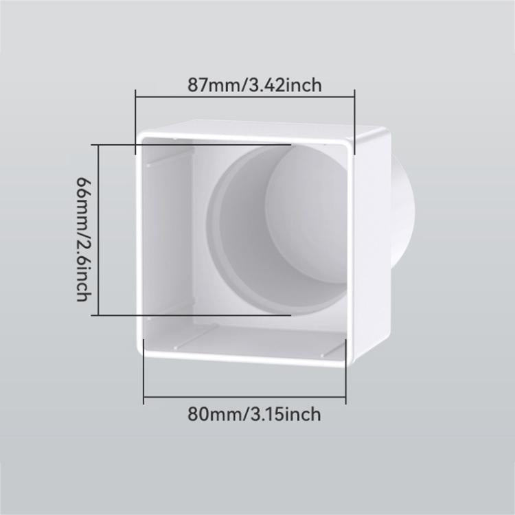 SHUNWEI SD-1034 Car Cup Holder Expander Square Drink Holder (White) - Stowing Tidying by SHUNWEI | Online Shopping UK | buy2fix