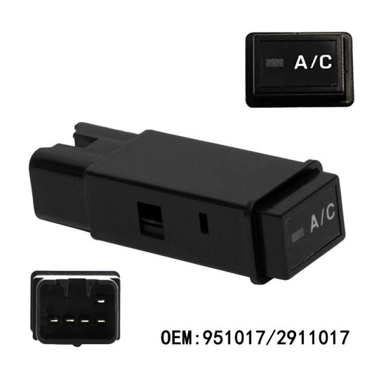 Car A/C Air Conditioner Button Switch for Toyota 4Runner Tacoma 951017 2911017 (Black) - Air Conditioning System by buy2fix | Online Shopping UK | buy2fix