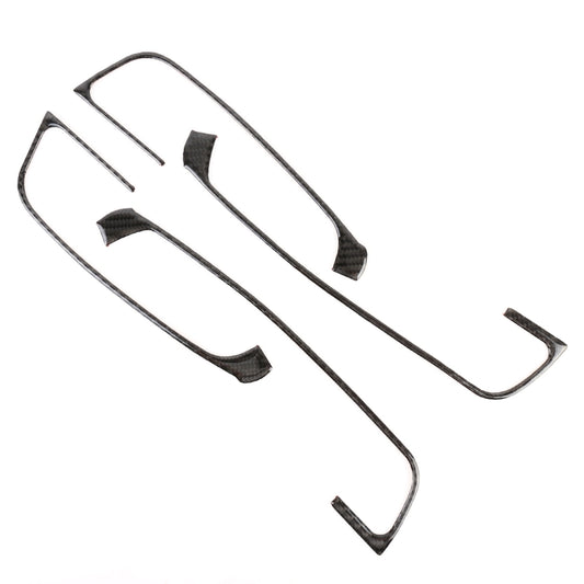 4 PCS Car Carbon Fiber Door Button Decorative Frame for Audi A3 2014-2018 - Car Interior Mouldings by buy2fix | Online Shopping UK | buy2fix