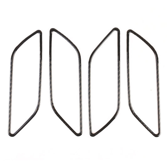 4 PCS Car Carbon Fiber Inner Armrest Decorative Frame for Audi A3 2014-2018 - Car Interior Mouldings by buy2fix | Online Shopping UK | buy2fix