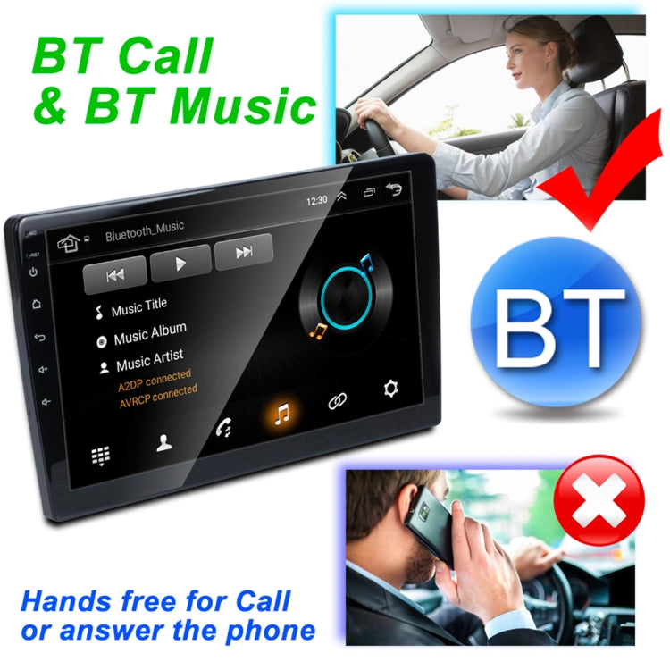 HD 10.1 inch Universal Car Android 8.1 Radio Receiver MP5 Player, Support FM & Bluetooth & TF Card & GPS - Car MP3 & MP4 & MP5 by buy2fix | Online Shopping UK | buy2fix
