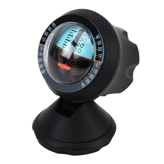 Angle Slope Tilt Indicator Level Meter Slopemeter Finder Tool Car Vehicle Inclinometer Gauge(Black) - Clocks & Car Meters by buy2fix | Online Shopping UK | buy2fix
