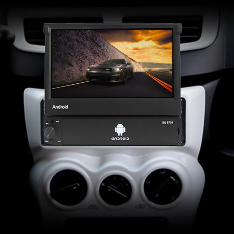 SU 9701 1GB+32GB 7 inch HD Foldable Universal Car Android Radio Receiver MP5 Player, Support FM & Bluetooth & TF Card & GPS & Phone Link & WiFi - Car MP3 & MP4 & MP5 by buy2fix | Online Shopping UK | buy2fix