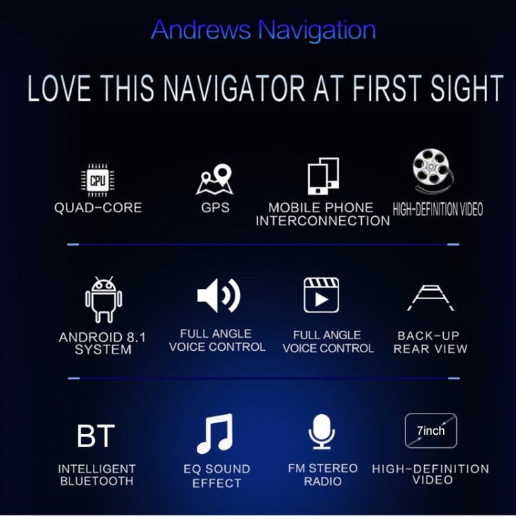 SU 9701 1GB+32GB 7 inch HD Foldable Universal Car Android Radio Receiver MP5 Player, Support FM & Bluetooth & TF Card & GPS & Phone Link & WiFi - Car MP3 & MP4 & MP5 by buy2fix | Online Shopping UK | buy2fix