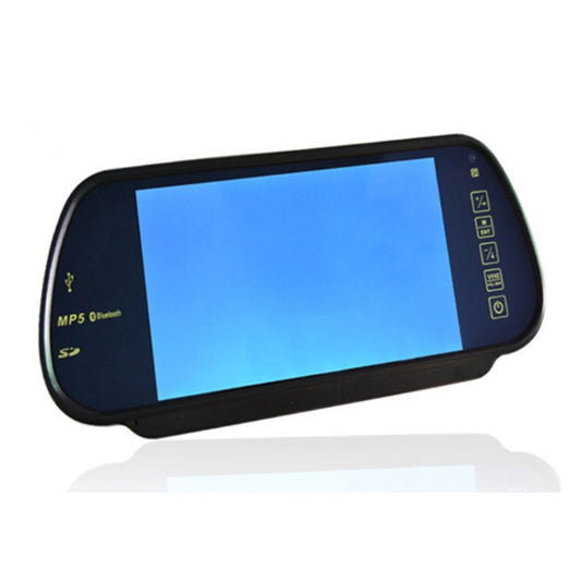 PZ-710 7.0 inch TFT LCD Car Rearview Mirror Monitor with Remote Control, Support Bluetooth / MP5 Player - Rearview Monitors by buy2fix | Online Shopping UK | buy2fix