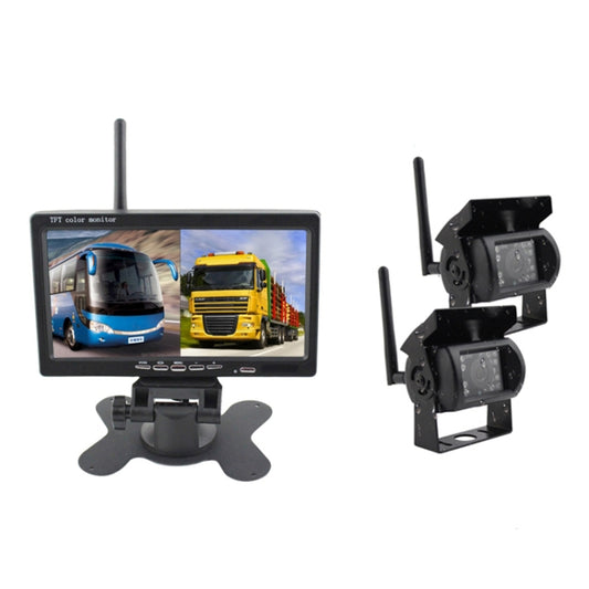 PZ607W-2 7.0 inch Wireless Analog Signal Transmitter - Rear View Cameras by buy2fix | Online Shopping UK | buy2fix