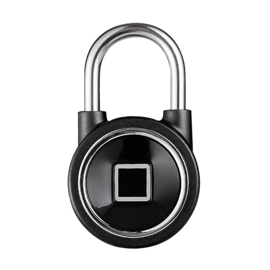 Waterproof Intelligent Bluetooth Fingerprint Padlock Remote Unlocking for iOS / Android(Black) by buy2fix