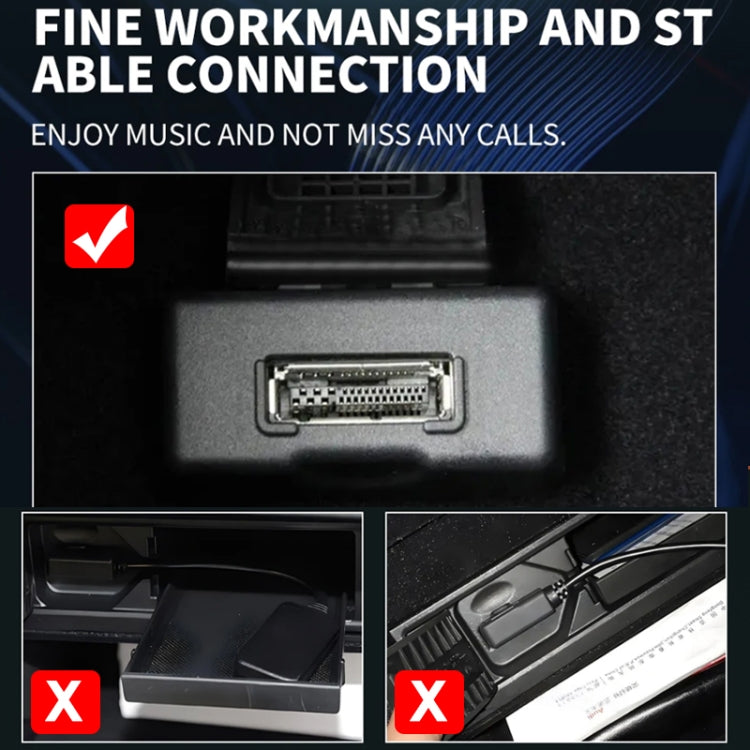 Car MMI 3G AMI Bluetooth Audio Cable Wiring Harness for Audi Q5 A5 A7 R7 S5 Q7 A6L A8L A4L - DIY Cables by buy2fix | Online Shopping UK | buy2fix