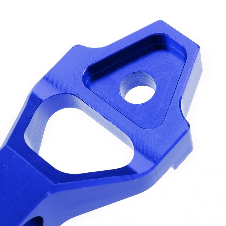 Universal Car Short Arch Stainless Steel Battery Tie Down Clamp Bracket, Size: 18.2 x 4.5 x 2cm (Blue) - Booster Cable & Clip by buy2fix | Online Shopping UK | buy2fix