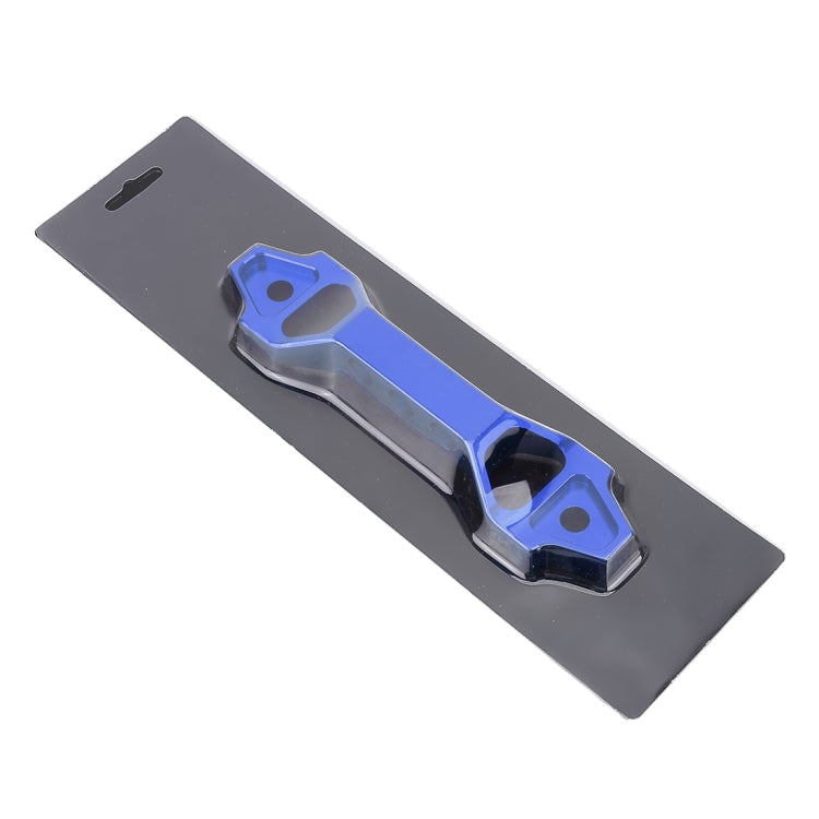 Universal Car Short Arch Stainless Steel Battery Tie Down Clamp Bracket, Size: 18.2 x 4.5 x 2cm (Blue) - Booster Cable & Clip by buy2fix | Online Shopping UK | buy2fix