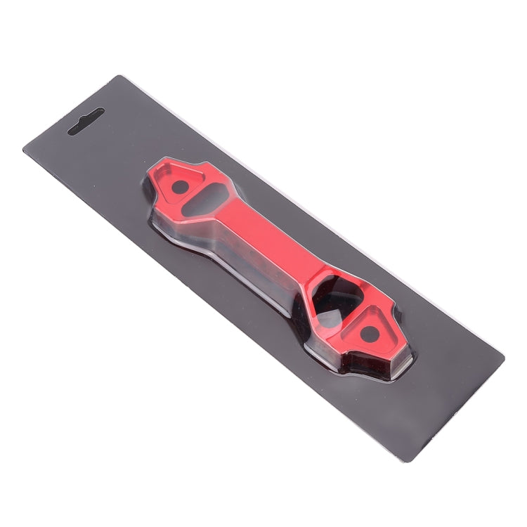 Universal Car Short Arch Stainless Steel Battery Tie Down Clamp Bracket, Size: 18.2 x 4.5 x 2cm (Red) - Booster Cable & Clip by buy2fix | Online Shopping UK | buy2fix