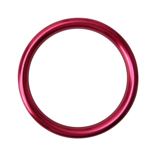 4 PCS Car Outlet Decorative Rings Aluminum Alloy Air Outlet Chrome Trim Ring Car Dashboard Air Vents Cover Sticker Decoration for Audi A3(Magenta) - Decoration Rings by buy2fix | Online Shopping UK | buy2fix