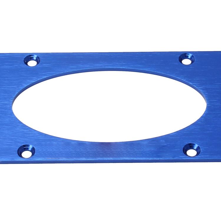2 PCS Anti-collision Protection Decorative Bar Behind The Siege Car Decoration(Blue) - Trunk & Bumper Accessories by buy2fix | Online Shopping UK | buy2fix