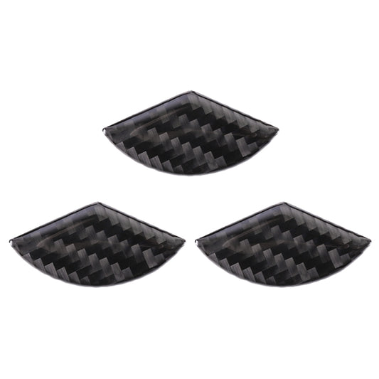 Car Carbon Fiber Steering Wheel Decorative Sticker for Mercedes-Benz GLA 2015-2018 by buy2fix