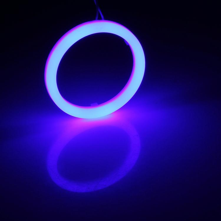 2 PCS 2.5inch Car Angel Eyes Light, DC 12V(Blue Light) - Eagle Eye Lamps by buy2fix | Online Shopping UK | buy2fix