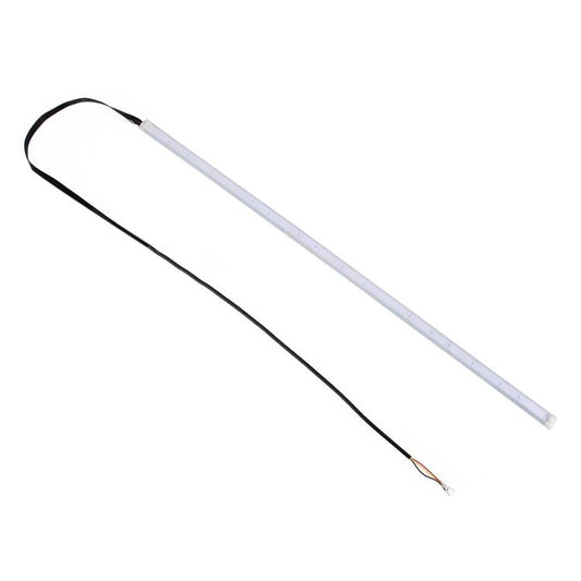 2 PCS 45cm DC12V 5W Ultra-thin Waterproof Car Auto Double Colors Turn Lights / Running Lights SMD-2835 LED Bulbs (Turn Lights: Yellow Light; Running Lights: Pink Light) by buy2fix