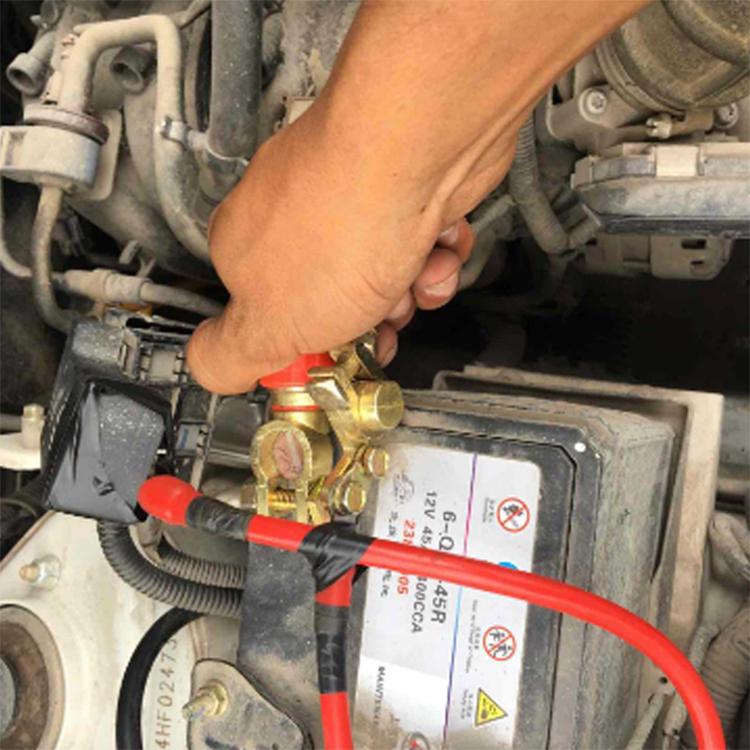 Car Battery Selector Isolator Disconnect Rotary Switch Cut (Red) by buy2fix