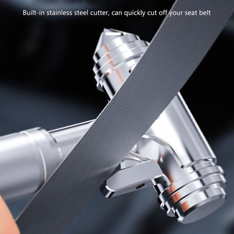 Car Safety Hammer Emergency Escape Seat Belt Cutter Window Breaker Rescue Tool(Black)(Black) - Emergency Hammer by buy2fix | Online Shopping UK | buy2fix