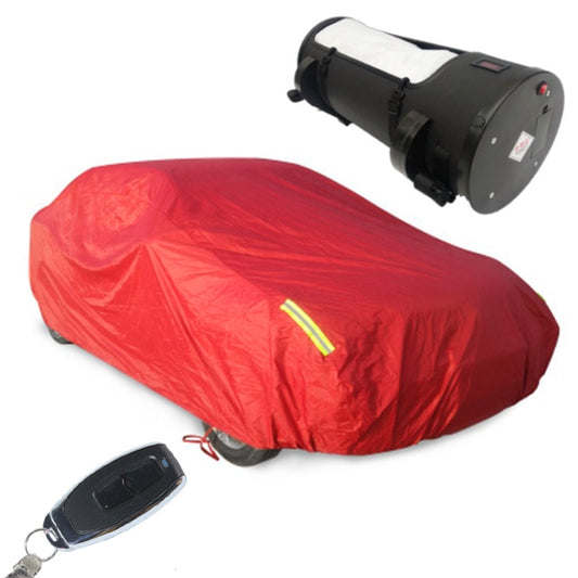 Sunscreen Insulated Rainproof Intelligent Automatic Remote Control Car Cover (Red) by buy2fix