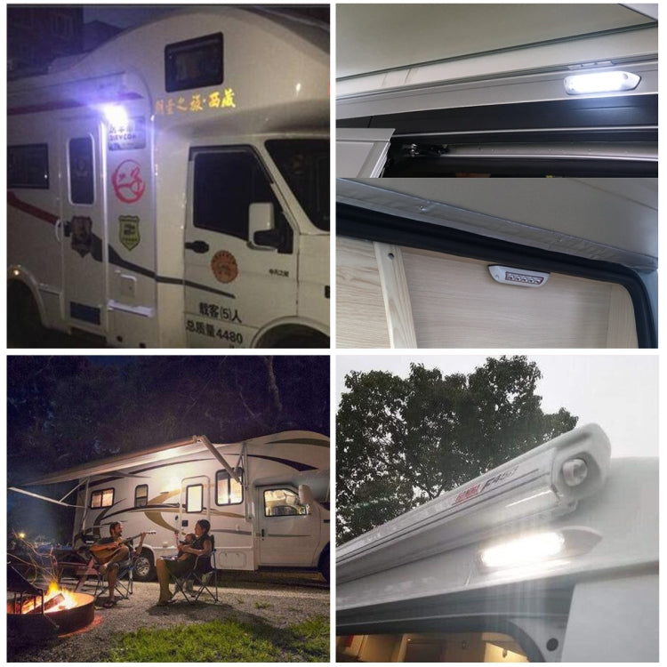 DC 12V 3W 6000K Marine Boat Caravan RV Waterproof LED Spotlights Stair Deck Dome Light Ceiling Lamp by buy2fix