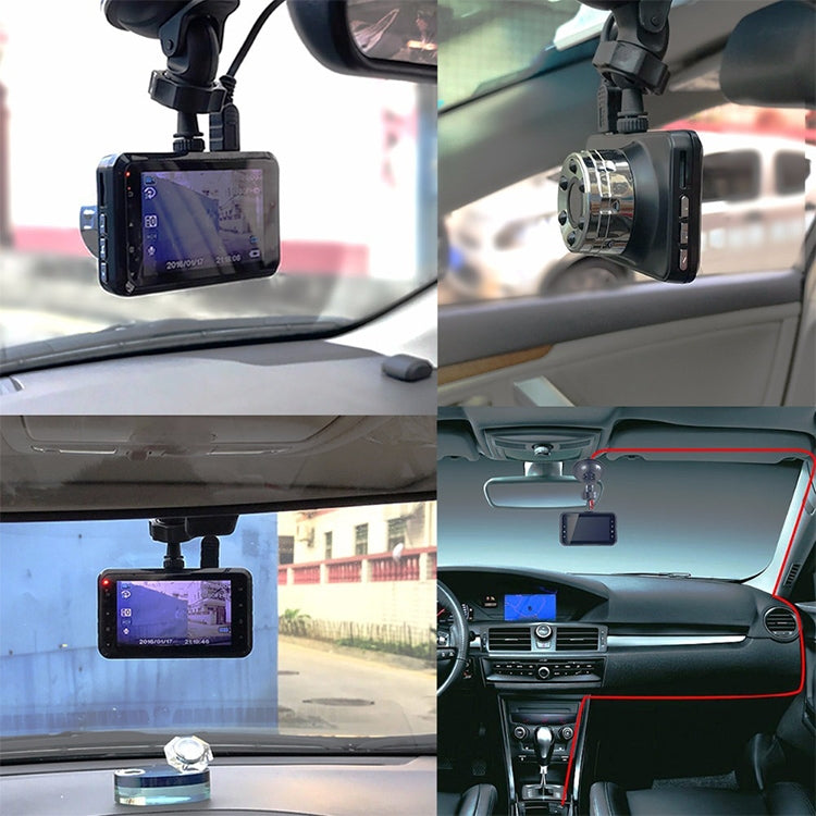 T638 Car DVR USB Hidden Driving Recorder HD Night Vision Reversing Video Monitor by buy2fix
