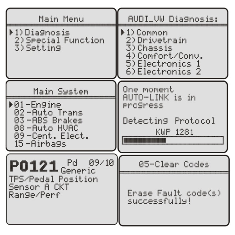 Vag505A Car Mini Code Reader VAG professional Fault Detector Diagnostic Tool - Code Readers & Scan Tools by buy2fix | Online Shopping UK | buy2fix