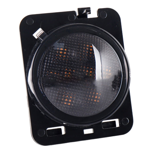 2 PCS 8W DC 12V Car SUV Refit LEDWheel Eyebrow Turn Signal for Jeep Wrangler JK 07-17, Specification: Butt Assembly Without Aperture by buy2fix