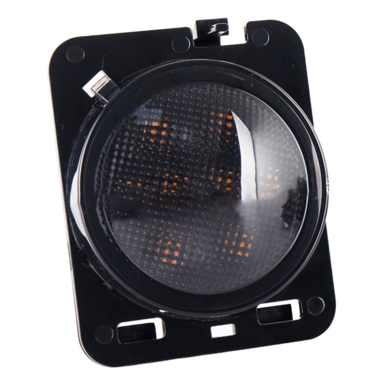 2 PCS 8W DC 12V Car SUV Refit LED Wheel Eyebrow Turn Signal for Jeep Wrangler JK 07-17, Specification: Butt Assembly with Aperture - Arrow Turn Lights by buy2fix | Online Shopping UK | buy2fix