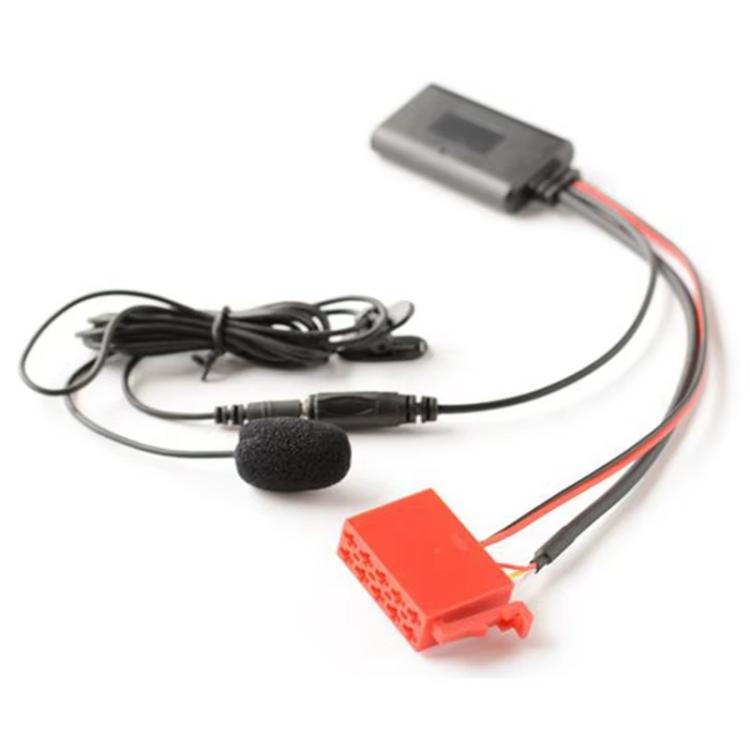 Car AUX Bluetooth Audio Cable Wiring Harness + MIC for Mercedes-Benz Special by abaecker BE2210/BE1650 - DIY Cables by buy2fix | Online Shopping UK | buy2fix
