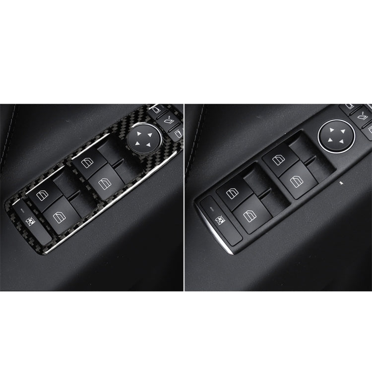 4 PCS Carbon Fiber Car Window Lift Panel Decorative Sticker for Tesla Model X - Car Interior Mouldings by buy2fix | Online Shopping UK | buy2fix