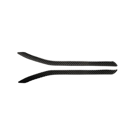 2 PCS Carbon Fiber Car Rear Fog Lamps Decorative Sticker for Tesla Model X by buy2fix